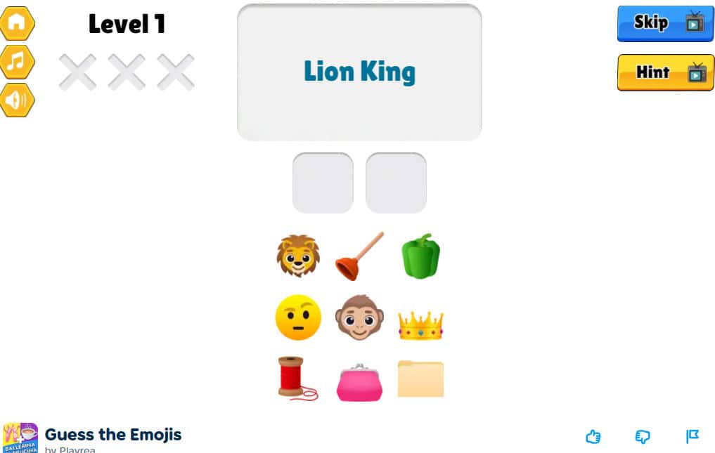 Guess Emoji Level 1–10 Cheats and Answers 1 Guess the Emoji