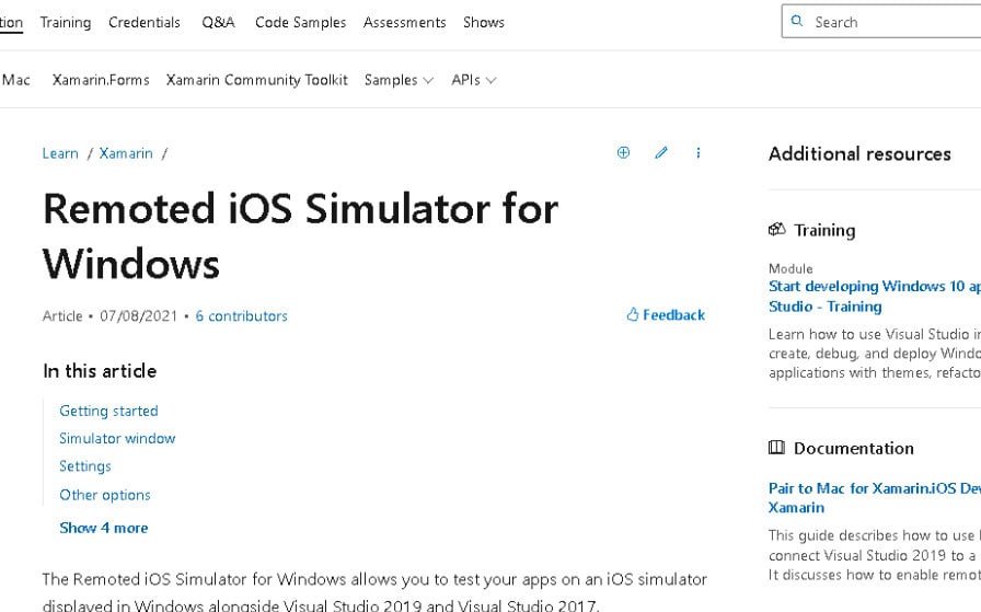 iOS Simulator for Windows